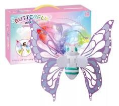 Asas de Borboleta Iluminadas Infantil Asas de Fada Brilhantes com Luzes LED
