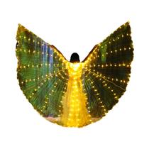 Asas de Borboleta LED com Bastões Telescópicos - Asas Isis para Fantasia de Palco
