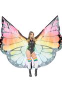 Asas de Borboleta para Festival Leg Avenue com Alça Halter e Capa