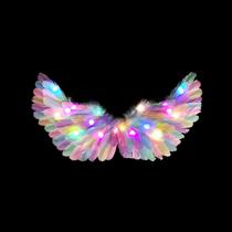 Asas de decoração para meninas Light Up Angel Wings e Halo Asas de decoração para meninas Light Up Angel Wings e Halo