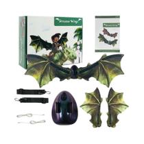 Asas De Dinossauro Elétricas Para Crianças Com Luzes, Brinquedo DIY, Acessório De Fantasia Para