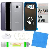 ASDAWN Panel de Vidrio Trasero de Repuesto para Galaxy S8 Plus 6.2" Plateado ASDAWN Panel de Vidrio Trasero de Repuesto para Galaxy S8 Plus 6.2" Plateado