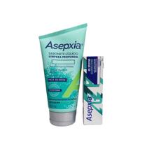Asepxia Kit Sabonete 150ml Limpeza Profunda Antiolesidade + Gel Secativo 15g