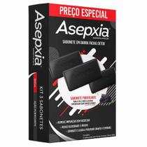 Asepxia Sabonete Facial Detox Kit com 3 Unidades Asepxia Sabonete Facial Detox Kit com 3 Unidades