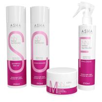 Asha Kit Nano Nutrição E Efeito Liso