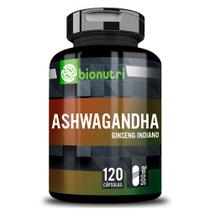 Ashwaganda Ginseng Índiano Natural 120 Cápsulas Bionutri