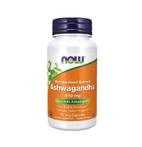 Ashwagandha 450mg - 90 Cápsulas Veganas - Now Foods