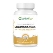 Ashwagandha 60 Capsulas 500 mg 100% Natural Original - Essential Pure Ashwagandha 60 Capsulas 500 mg 100% Natural Original - Essential Pure