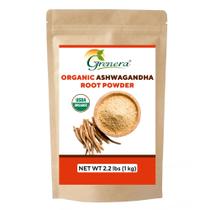 Ashwagandha em pó Grenera Organic 1 kg (1000 mL) Kosher vegano
