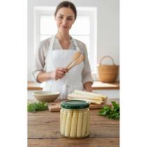 Aspargos Brancos em Conserva 210g: Sabor Intenso e Natural