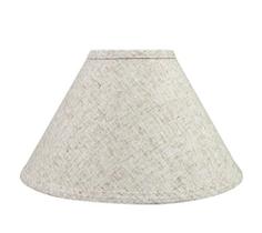 Aspen Creative 58703 Transitional Hardback Empire Shape UNO Construction Lamp Shade in Bege, 11" Wide (4" x 11" x 7")