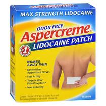 Aspercreme Lidocaína - 4 Pacotes com 5 Patches Cada