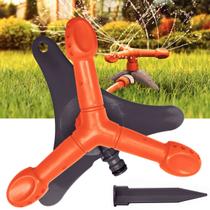 Aspersor Circular Tramontina Irrigador Com Pontalete 3 braços Rotativos Para Engate Rápido Plástico Para Jardim