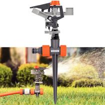 Aspersor de Impulso Setorial Tramontina Irrigador para Engate Rápido Plástico Para Jardim Horta Doméstica Gramado