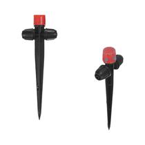 Aspersor De Jardim Ajustável Com 8 Furos 0-80L/H Bico De Irrigação De 133mm Com Duplo Trava Para