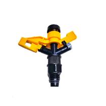 Aspersor Mini Agrícola Agrojet Até 25m Diâmetro Amarelo Plantação Horta Flor