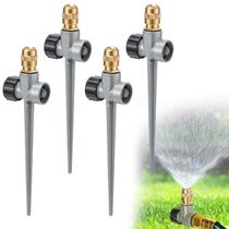 Aspersores de Irrigação Acostop Kit com 4 Bicos Ajustáveis de Latão