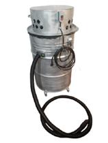 Aspirador 150 Litros tambor profissional industrial pó e líquido 2 motores - eimex