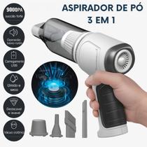 Aspirador 3 Em 1 Para Carro e Casa USB Aspirador 3 Em 1 Para Carro e Casa USB