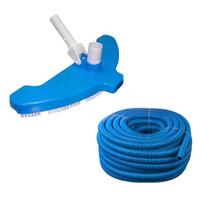 Aspirador 3 rodas c/ escova - netuno + mangueira 5 mt