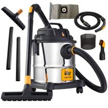Aspirador Água E Pó Pro Inox 20l 127v Ou 220v 1600w Wap