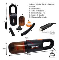 Aspirador Automotivo 100w Fn-as909 Foneng Aspirador Automotivo 100w Fn-as909 Foneng