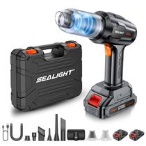 Aspirador de Carro Portátil Sem Fio SEALIGHT 18V/120W - 21000Pa