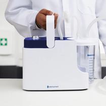 Aspirador De Fluídos E Secreções 16 L Aspiramed Dellamed Cor Branco E Azul Bivolt
