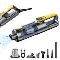 Aspirador de mão sem fio VIPDIGI 6000 mAh 18000 Pa amarelo