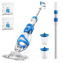 Aspirador de Piscina Consciot 22 GPM de Sucção, Capacidade de 2 L, Haste de 2,2 m Aspirador de Piscina Consciot 22 GPM de Sucção, Capacidade de 2 L, Haste de 2,2 m