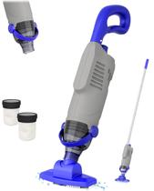 Aspirador de piscina Nichro 60W sem fio 18GPM com pólo cinza