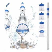 Aspirador de Piscina Sem Fio Consciot com Cabo Telescópico de 87,5" Aspirador de Piscina Sem Fio Consciot com Cabo Telescópico de 87,5"
