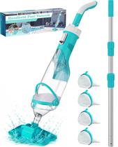 Aspirador de Piscina sem Fio Teguy V40 18,5 GPM com Cabo Telescópico Aspirador de Piscina sem Fio Teguy V40 18,5 GPM com Cabo Telescópico