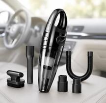Aspirador de Pó 120w Sem Fio Portátil 3 em 1 Recarregavel e Potente, Preto, Multifuncional para carros, casa, tapete e sofá Carregamento Aspirador de Pó 120w Sem Fio Portátil 3 em 1 Recarregavel e Potente, Preto, Multifuncional para carros, casa, tapete e sofá Carregamento