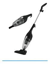 Aspirador de Pó 2 em 1 com Fio 220V Vertical Portátil Potente Compacto Leve Limpeza Casa Carpete Piso Prático Eficiente