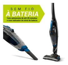 Aspirador de Pó 2 em 1 Philco PAS56 Sem Fio Vertical e Portátil Bivolt Automático 200W Filtro Hepa Reservatório 1L Turbo Brush Led Cinza Azul Aspirador de Pó 2 em 1 Philco PAS56 Sem Fio Vertical e Portátil Bivolt Automático 200W Filtro Hepa Reservatório 1L Turbo Brush Led Cinza Azul