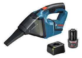 Aspirador De Pó A Gás Bosch 0,35 L + Cor Do Carregador De Bateria Azul Escuro