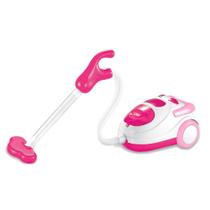 Aspirador De Pó Brinquedo Infantil Luz Som Aspira De Verdade