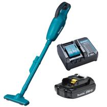 Aspirador De Pó Dcl180 Makita Carregador bivolt e Bateria de 1,5ah