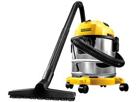 Aspirador de Pó e Água 3 em 1 Kärcher com Filtro HEPA 1700W WDL 1S Amarelo