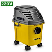 Aspirador De Pó E Água Compact 10 1000w 9.5l Tekna Cor Amarelo/Cinza 220V