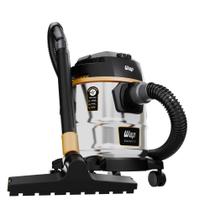 Aspirador de Pó e Água GTW INOX 12i, 220V, 1600W, Inox, Preto e Amarelo, WAP