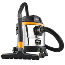 Aspirador de Pó e Água GTW INOX 15, 220V, 1700W, Inox, Preto e Amarelo, WAP