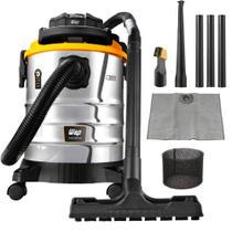 Aspirador de pó e líquido 2000W 25 litros com função soprador - GTW INOX 25 (110V) Aspirador de pó e líquido 2000W 25 litros com função soprador - GTW INOX 25 (110V)
