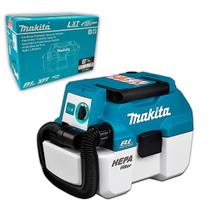 Aspirador De Pó E Liquido Makita DVC750LZ 18V LXT Brushless HEPA 7.5L 4.5L Função Soprador Portátil Profissional Sem Fio Alta Sucção Compacto