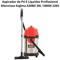 Aspirador de Pó E Líquidos Profissional Silencioso Kajima A30BX 30 Litros 1400W 220V