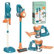 Aspirador de pó infantil BAYMI 3 em 1 com sucção funcional 630 ml azul