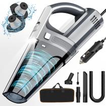 Aspirador de pó para carro DRECELL Portable 7000PA Suction 0.33L Grey Aspirador de pó para carro DRECELL Portable 7000PA Suction 0.33L Grey