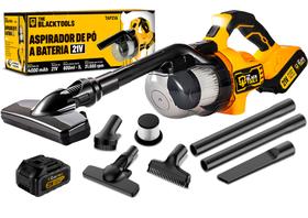 Aspirador De Pó Portátil Industrial Profissional Filtro Hepa Bateria 21v Acompanha 6 Acessórios
