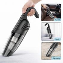 Aspirador de Pó Portátil Sem Fio 6000Pa com Alta Potência, Recarregável USB para Uso Doméstico e Automotivo - THOOR